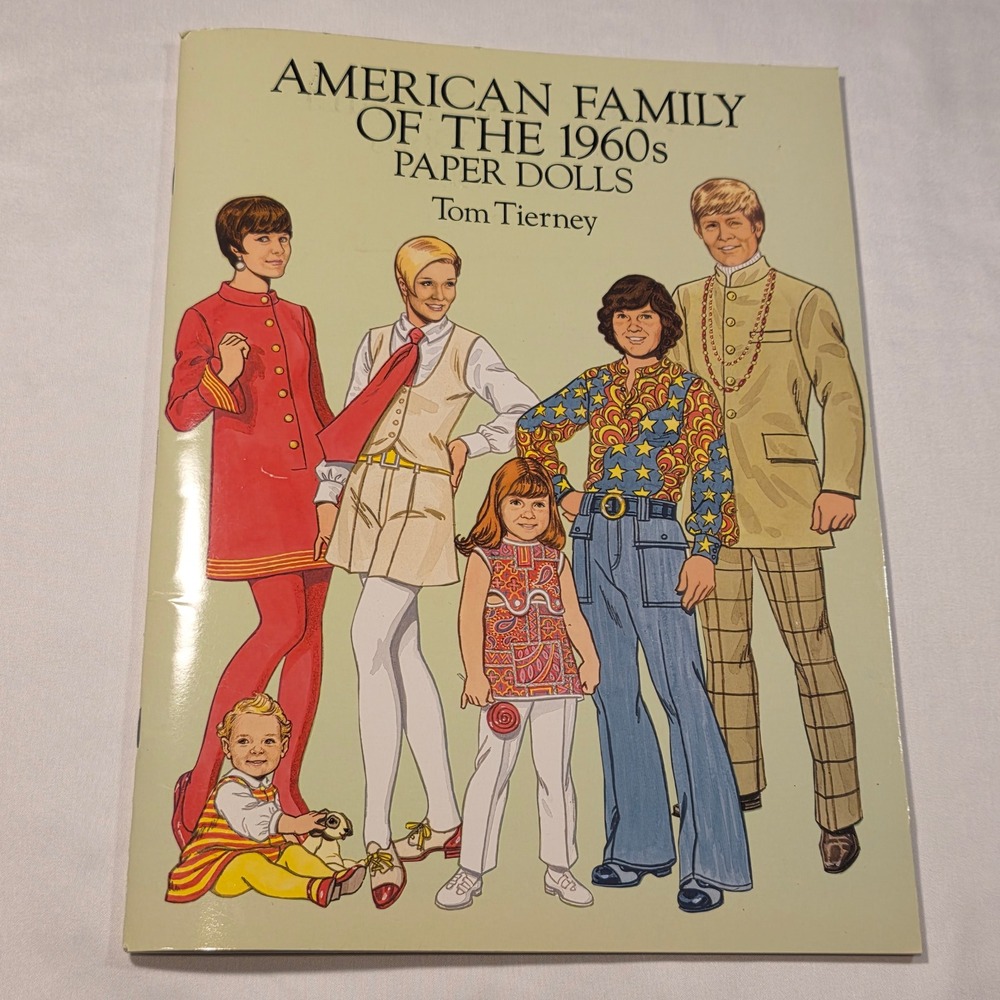 American Family of the 1960s Paper Dolls Tom Tierney Dover Publications 1994